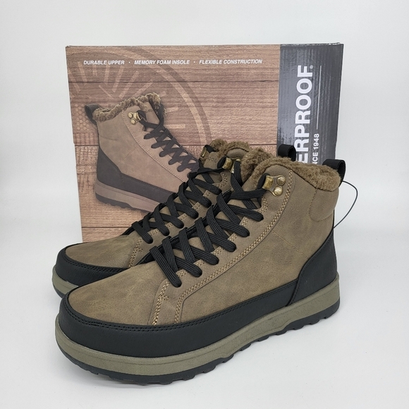 Weatherproof Other - New Weatherproof Men's Log Jam Snow Boots Size 10